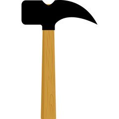 Hammer with Wooden Handle