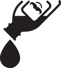 Oil icon symbol vector image Illustration
