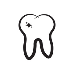 Obraz premium tooth logo icon