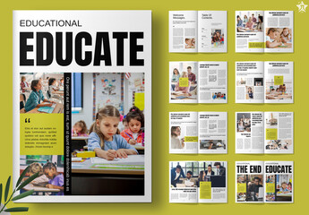 Education Magazine Template