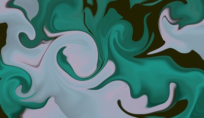 Illustration abstract set  green and black color background design for fashion prints textile and texture 