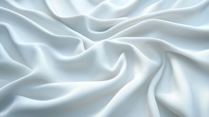 Obraz premium Abstract White Fabric Texture Background