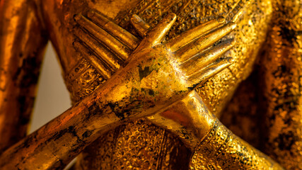 Buddha statues which are a symbol of the Lord Buddha for Buddhists