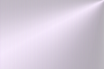 Obraz premium Ribbed glass effect, 3d rectangular background. Transparent shiny textured rectangular plate with sun glare. Ribbed gradient pattern with light glare.