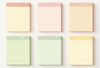 Vector Set of Aesthetic Notepads: Perfect for Journaling and Planning