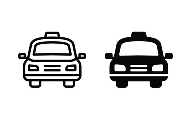 Taxi icon vector 