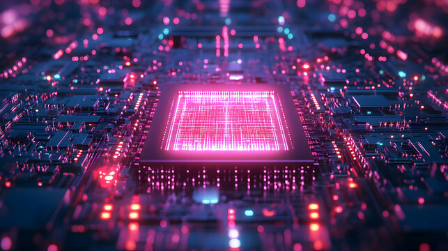3D Quantum Supercomputer Vote Auditing Concept: Macro Shot of Quantum Processor Performing Real-Time Election Verification with Unmatched Speed and Accuracy - Stunning 3D Icon on White Background