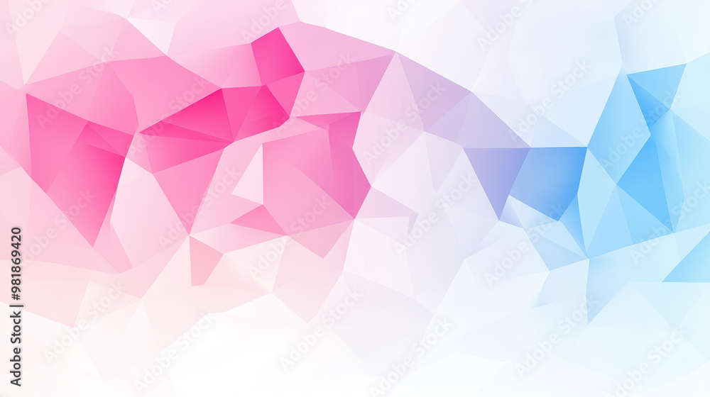 Poster explore a vibrant abstract background featuring a modern geometric pattern with a unique triangulate