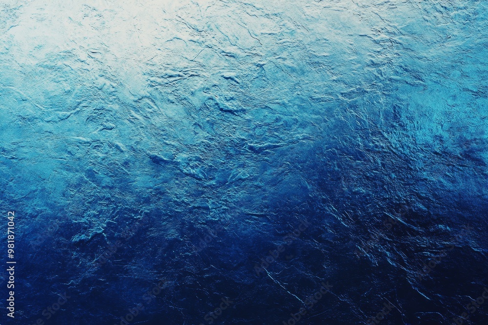 Poster abstract blue textured background with a gradient from light to dark blue.