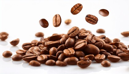 Naklejka premium Kaffee Bohnen Vorlagen Ansichten