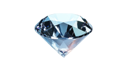 diamond on a white transparent background