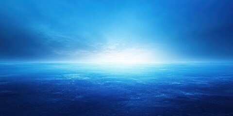 Obraz premium A Calm Blue Sea Under a Bright Sky