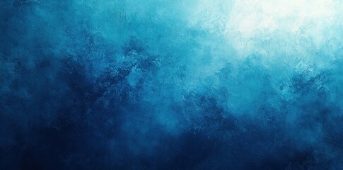 Abstract Blue and White Gradient Background with Rough Texture