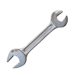 Industrial wrench tool on transparent background PNG Generative AI