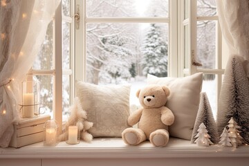 Cozy Christmas Haven: A Teddy Bear's Winter Wonderland