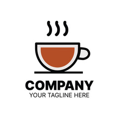 Hot Coffee Logo Template Design Inspiration