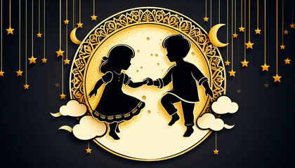 Brother and Sister Bhai Dooj Vector Social Media post Design