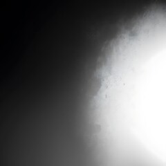 A high-contrast grainy gradient background with dark gray fading into white, featuring a fine grainy texture that softens the stark transition. 8k UHD, suitable for high-quality printing or 