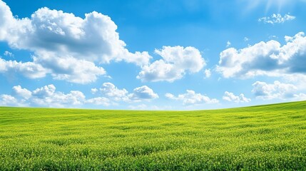 Obraz premium Summer canola panorama