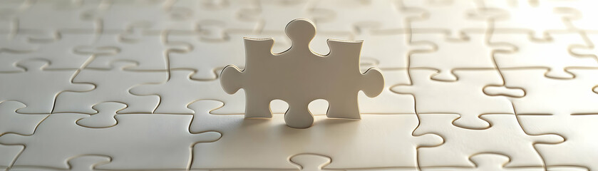 Obraz premium Integrity Puzzle: Vector Illustration of Election Integrity with Key Ballot Piece, Revealing Voter Confidence Messaging | Isolated on White Background