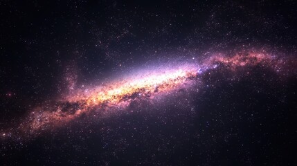 Obraz premium Milky Way Galaxy Night Sky Stars Space Background