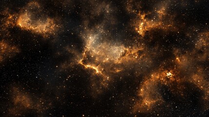 Obraz premium Cosmic Nebula with Stars and Dust