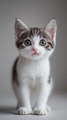 Cute Kitten Looking at Camera.