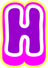 3D Playful Letter Alphabet Vector Element