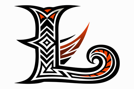 recommend clip art: L letter font alphabet character design