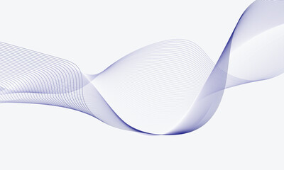 Abstract Curvy And Dynamic Line Wave Gradient Background