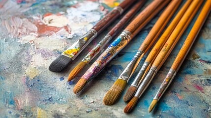Obraz premium Art materials for drawing & painting.