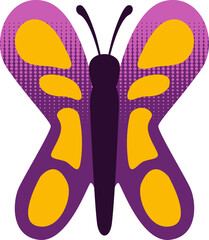Butterfly Letter Alphabet Vector Element X