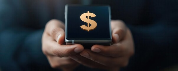 Employee receiving an extra bonus deposit notification on their smartphone, sleek and modern financial interface, salary boost