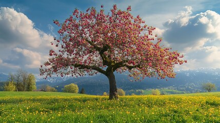 Apple blossom in Lindau