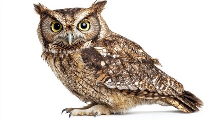 Obraz premium Owl, isolated on white background.