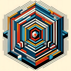 background with colorful stripes