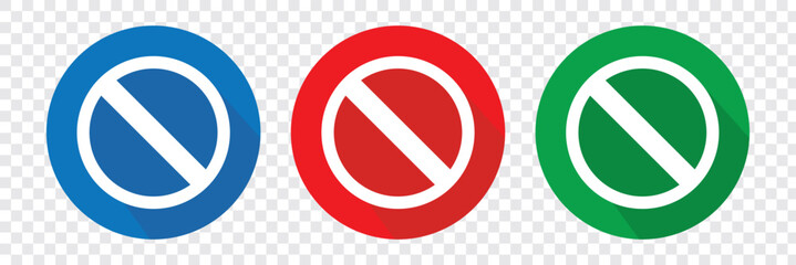 Editable vector stop prohibitions block icon. Part of a big icon set family. Perfect for web and app interfaces, presentations, infographics, etc