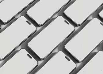 Advanced Mobile Mockup for Tech Visualizations (iphone 15 16)