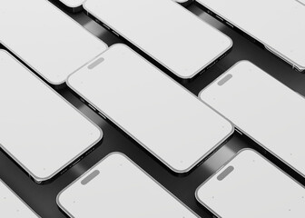 Advanced Mobile Mockup for Tech Visualizations (iphone 15 16)