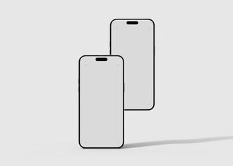 Advanced Mobile Mockup for Tech Visualizations (iphone 15 16)