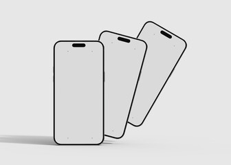 Advanced Mobile Mockup for Tech Visualizations (iphone 15 16)
