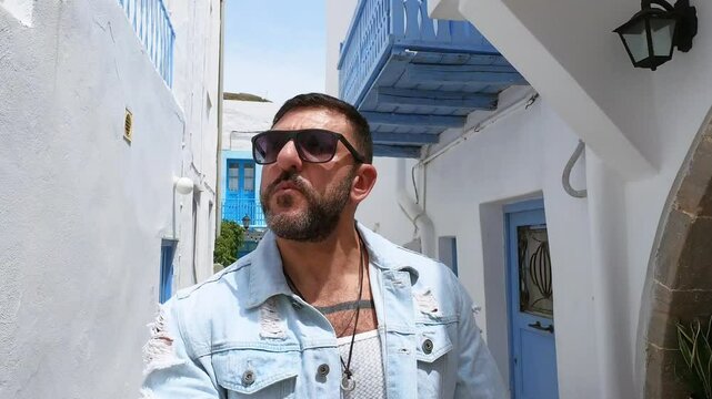 lost in the streets of plaka in milos