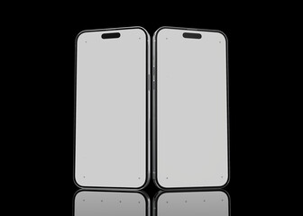 Advanced Mobile Mockup for Tech Visualizations (iphone 15 16)