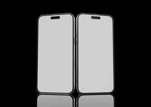 Advanced Mobile Mockup for Tech Visualizations (iphone 15 16)