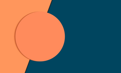 Abstract Geometric Background with Overlapping Circles and Contrasting Colors. sale banner template. abstract vector landscape background for presentation, web, banner or advertising template. 
