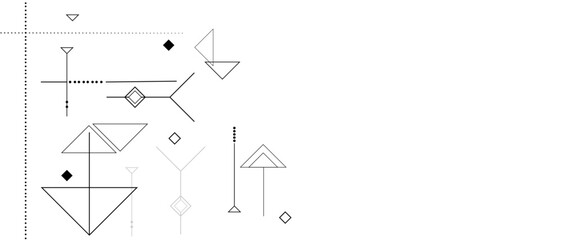 Abstract geometric dots and lines connection circuit concept. Global communication technology background design.