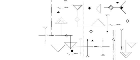 Global communication technology background design. Abstract geometric dots and lines connection circuit concept.