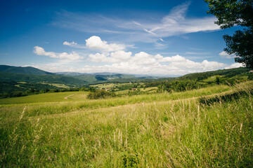 Via Degli Dei hiking trail in Italy. from Bologna to Florence. Ancient Roman path