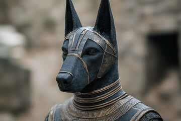 ancient egyptian dog statue