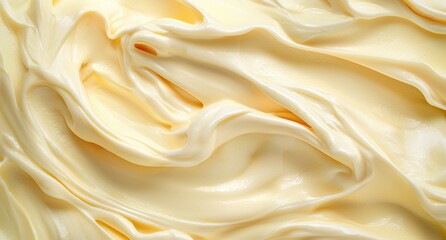 Fototapeta premium Smooth and shiny yellow fabric texture